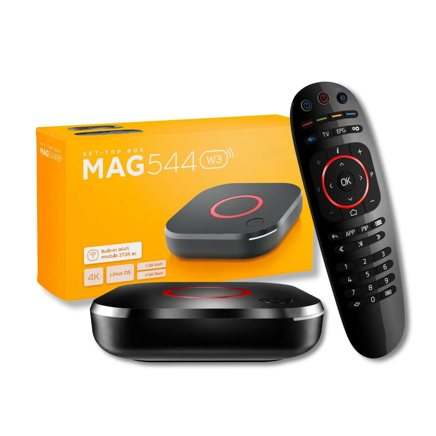 MAG 544w3 IPTV With Built-in 2T2R ac Wifi Module 4K Set-Top Box