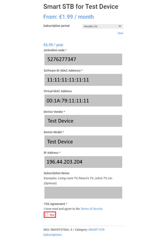 How to get Smart STB app license
